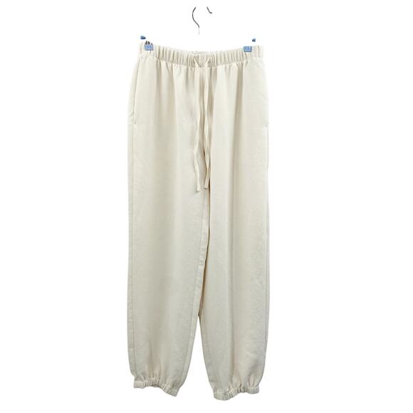Wilfred Venice Relaxed Japanese crepe joggers birch white - Picture 2 of 6